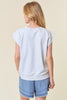 Gray Cotton French Terry Muscle Sweatshirt Top