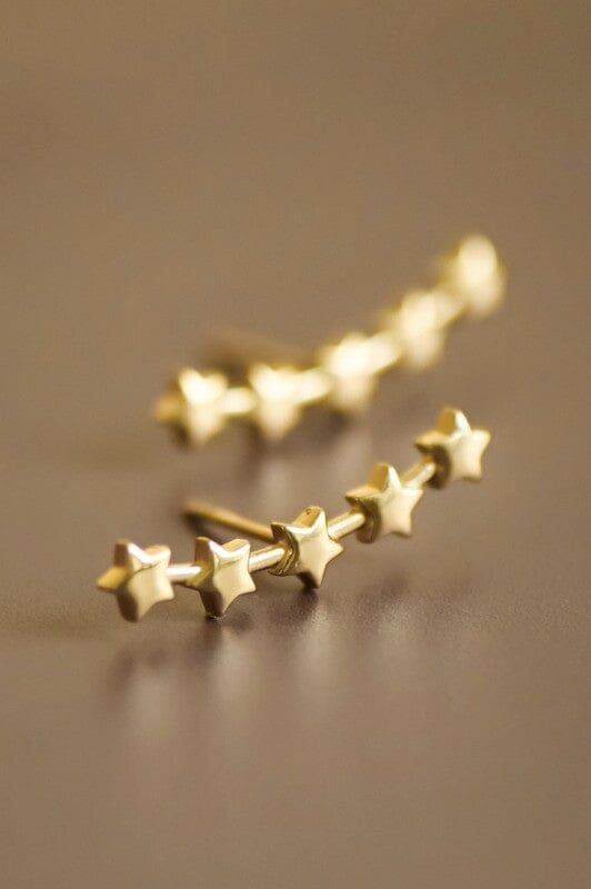 18K Gold Plated Stud Earrings
