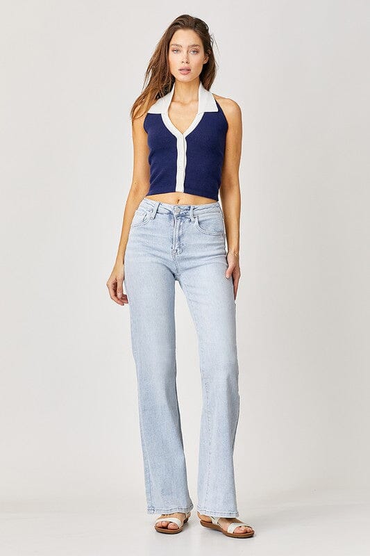 RISEN High Rise 90s Wide Leg Jeans