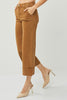 RISEN High Rise Wide Leg Cuffed Hem Jeans