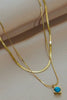 18K Gold Non-Tarnish Layered Necklace