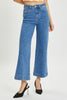 RISEN High Rise Ankle Wide Leg Jeans