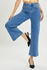 RISEN High Rise Ankle Wide Leg Jeans