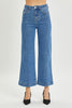 RISEN High Rise Ankle Wide Leg Jeans