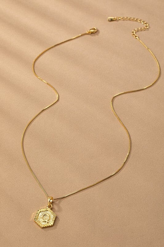 Gold 18K Water-Proof Initial Necklace
