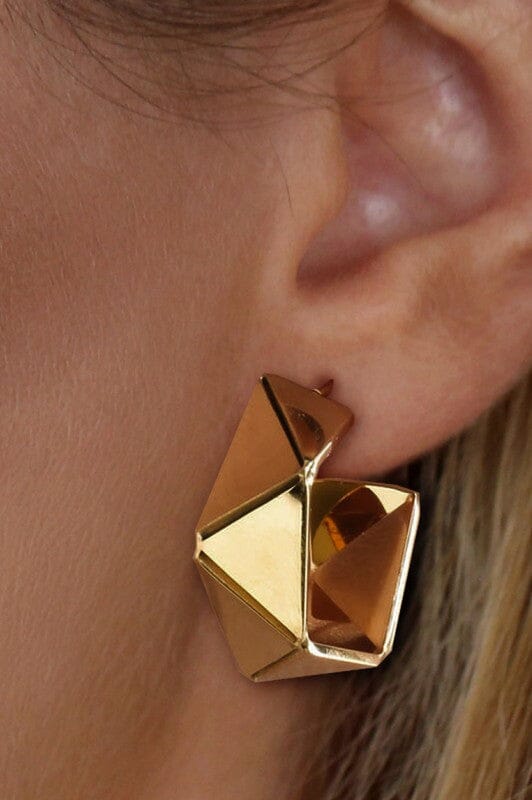 18k Gold Plated Hoop Earrings