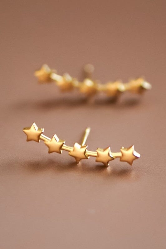 18K Gold Plated Stud Earrings