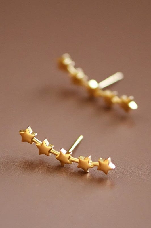 18K Gold Plated Stud Earrings