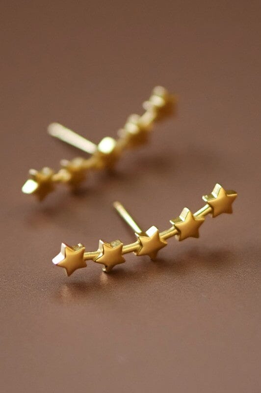 18K Gold Plated Stud Earrings