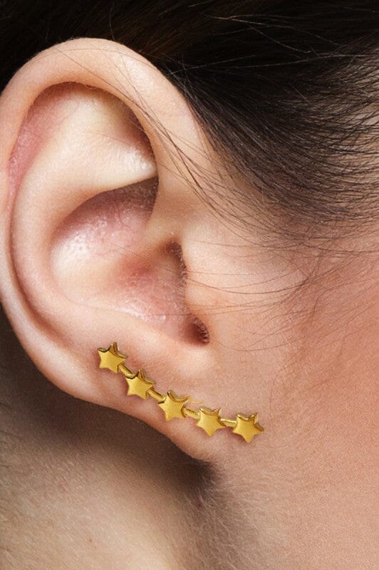 18K Gold Plated Stud Earrings
