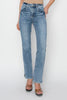 RISEN High Rise Relaxed Straight Jeans