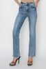 RISEN High Rise Relaxed Straight Jeans