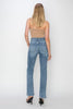 RISEN High Rise Relaxed Straight Jeans