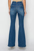 RISEN High Rise Seam Detail Flare Jeans