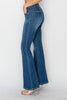 RISEN High Rise Seam Detail Flare Jeans