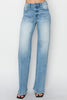 RISEN High Rise Straight Leg Jeans