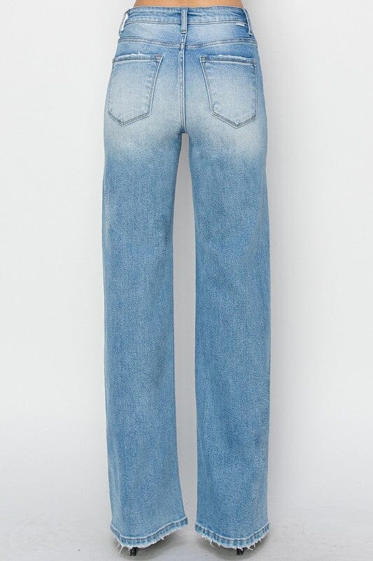 RISEN High Rise Straight Leg Jeans