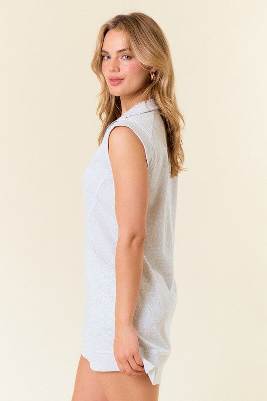 Heather Grey Athleisure Mini Dress