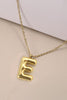 18K Non-Tarnish Bubble Initial Necklace