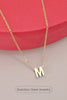 18K Initial Charm Necklace