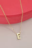 18K Initial Charm Necklace