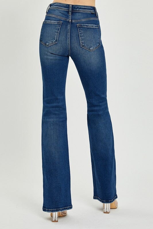 RISEN Dark Wash High Rise Bootcut Jeans