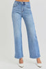 RISEN High Rise Ankle Straight Relaxed Jeans