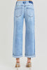 RISEN High Rise Ankle Barrel Cuffed Jeans