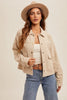 Taupe Mini Houndstooth Crop Jacket