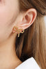 18K Bow Stud Earrings