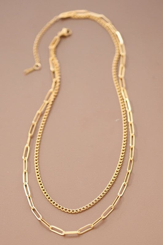 18K Gold Plated Layered Necklace