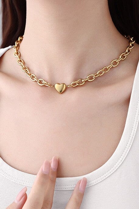 Gold Heart Necklace