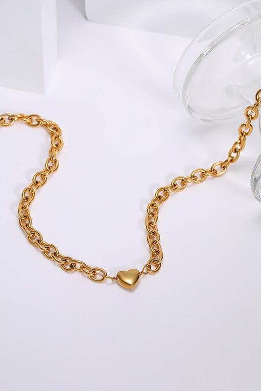 Gold Heart Necklace