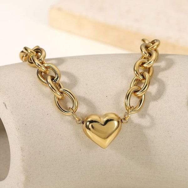 Gold Heart Necklace