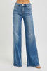 RISEN Tummy Control High Rise Wide Jeans