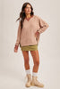 Rust Brush Thermal Oversized Pullover