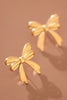 18k Gold Plated Bow Stud Earrings
