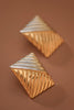 18k Gold Plated Stud Earrings