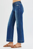 RISEN Dark Wash High Rise Straight Jeans