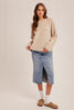Taupe Relaxed Boxy Sweater
