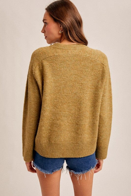 Moss Relaxed Boxy Sweater