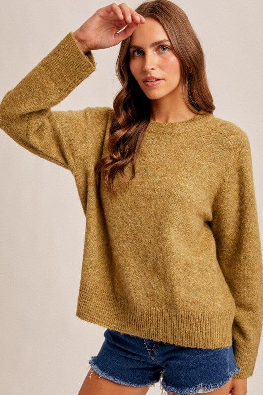 Moss Relaxed Boxy Sweater