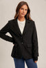 Black Layered Blazer Jacket