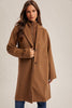 Mocha Single-Breasted Coat