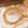 18k Gold Dipped Chain Bracelet