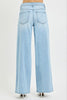 RISEN Light Wash Slouchy Wide Jeans