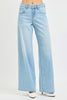 RISEN Light Wash Slouchy Wide Jeans