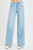 RISEN Light Wash Slouchy Wide Jeans