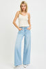 RISEN Light Wash Slouchy Wide Jeans
