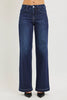 RISEN Tummy Control Mid Rise Wide Leg Jeans